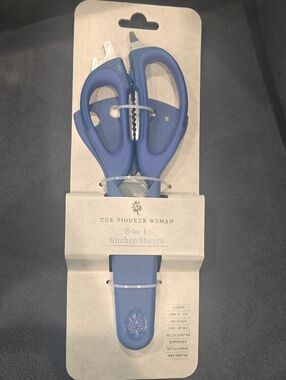 The Pioneer Woman Blue 8-in-1 Kitchen Shears